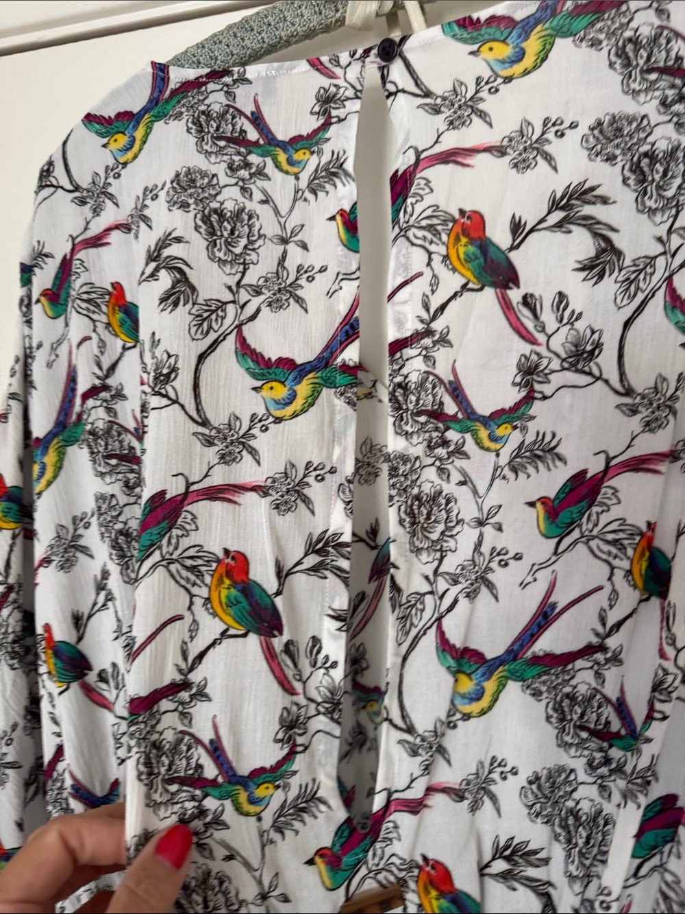 Vilebrequin White romper with Multicolor Parrot Print - Picture 7 of 7